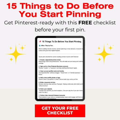 15 Things To Do Before You Start Pinning